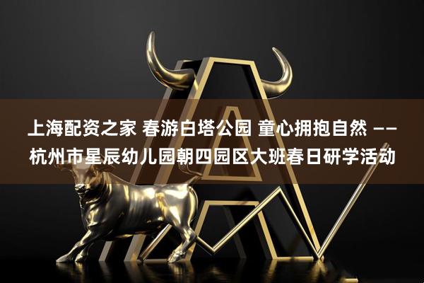 上海配资之家 春游白塔公园 童心拥抱自然 ——杭州市星辰幼儿园朝四园区大班春日研学活动